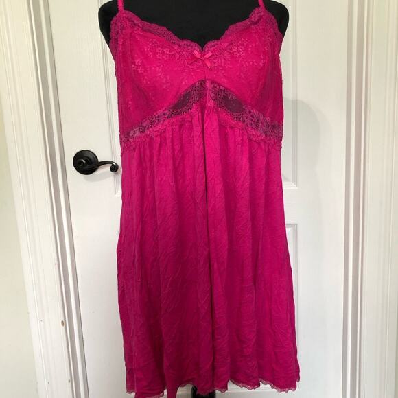 Inc International Concepts Women's Night Gown Lace Lingerie Pink Size‎ XL NWT - Picture 2 of 9